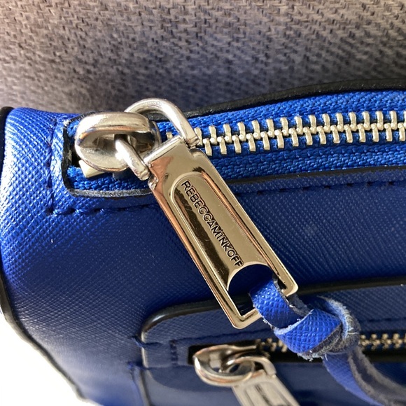 Rebecca Minkoff Blue Chain-Link Crossbody Bag - Picture 7 of 13